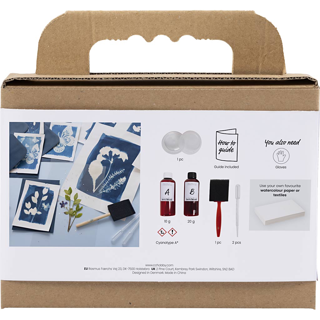 Creativ company http: www.cchobby.nl toolkit-voor-cyanotypie-accessoires-blauw-1-doos
