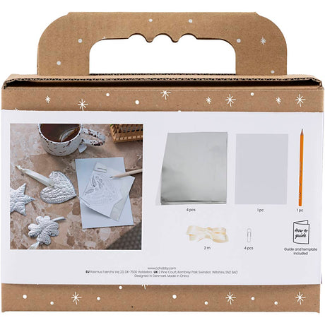 Creativ company https: www.cchobby.nl mini-hobbyset-decoratie-kerstdecoratie-silver-metal-1-doos
