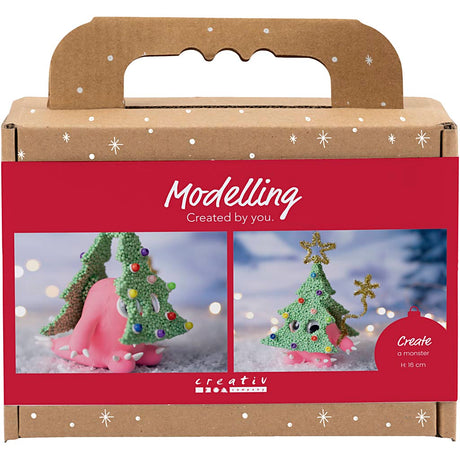Creativ company http: www.cchobby.nl mini-hobbyset-boetseren-kerstboommonster-diverse-kleuren-1-doos