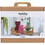 Creativ company https: www.cchobby.nl maxi-hobbyset-boetseren-vazen-van-papier-mache-diverse-kleuren-1-doos