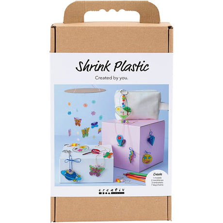 Creativ company http: www.cchobby.nl hobbyset-krimpfolie-mobiel-halsketting-armband-sleutelhanger-diverse-kleuren-1-doos