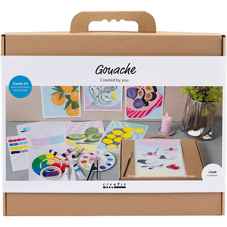 Creativ company https: www.cchobby.nl starter-hobbyset-gouache-schilderijen-diverse-kleuren-1-doos