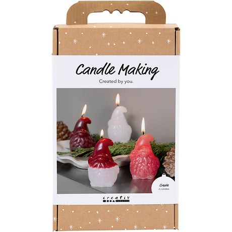 Creativ company http: www.cchobby.nl hobbyset-kaarsen-maken-kerstman-mat-transparant-rood-1-doos