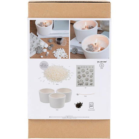 Creativ company http: www.cchobby.nl hobbyset-kaarsen-maken-roos-beige-wit-creme-1-doos