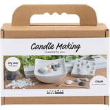 Creativ company https: www.cchobby.nl mini-hobbyset-kaarsen-maken-schelpen-grijs-off-white-1-doos