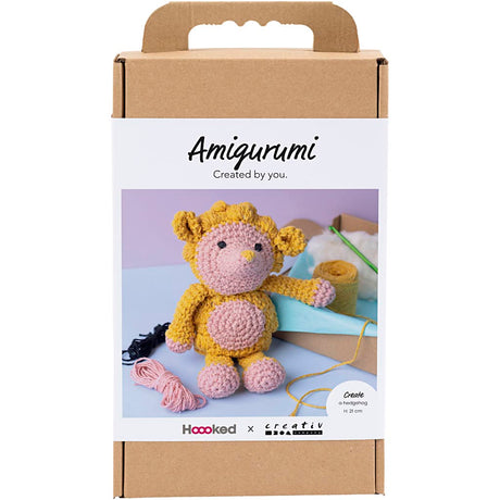 Creativ company https: www.cchobby.nl hobbyset-amigurumi-egel-lichtroze-warm-geel-1-doos