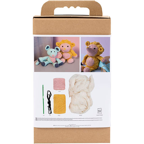 Creativ company https: www.cchobby.nl hobbyset-amigurumi-egel-lichtroze-warm-geel-1-doos