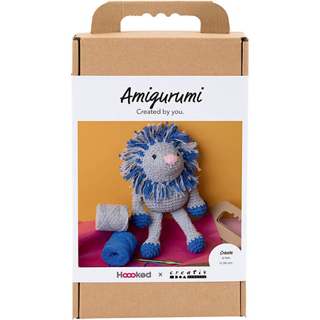 Creativ company https: www.cchobby.nl hobbyset-amigurumi-leeuw-marineblauw-lichtgrijs-1-doos