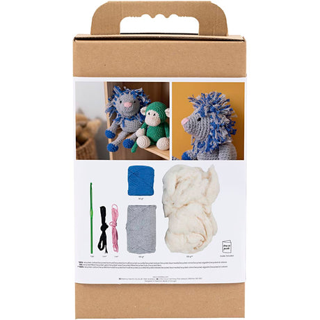 Creativ company https: www.cchobby.nl hobbyset-amigurumi-leeuw-marineblauw-lichtgrijs-1-doos