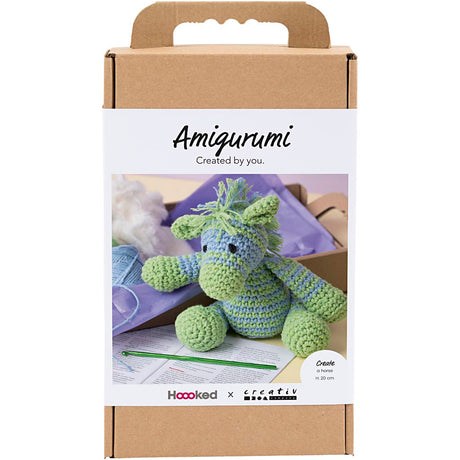 Creativ company http: www.cchobby.nl hobbyset-amigurumi-zebra-lichtblauw-lichtgroen-1-doos