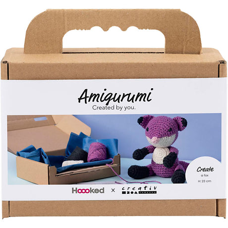 Creativ company https: www.cchobby.nl hobbyset-amigurumi-vos-zwart-plum-1-doos