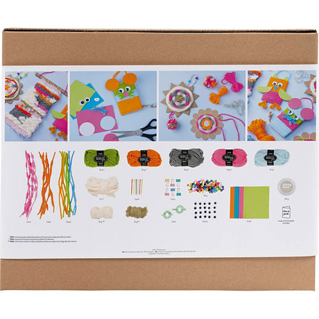 Creativ company https: www.cchobby.nl groepsset-weven-wandbevestigingen-hangers-uilen-muis-diverse-kleuren-1-doos