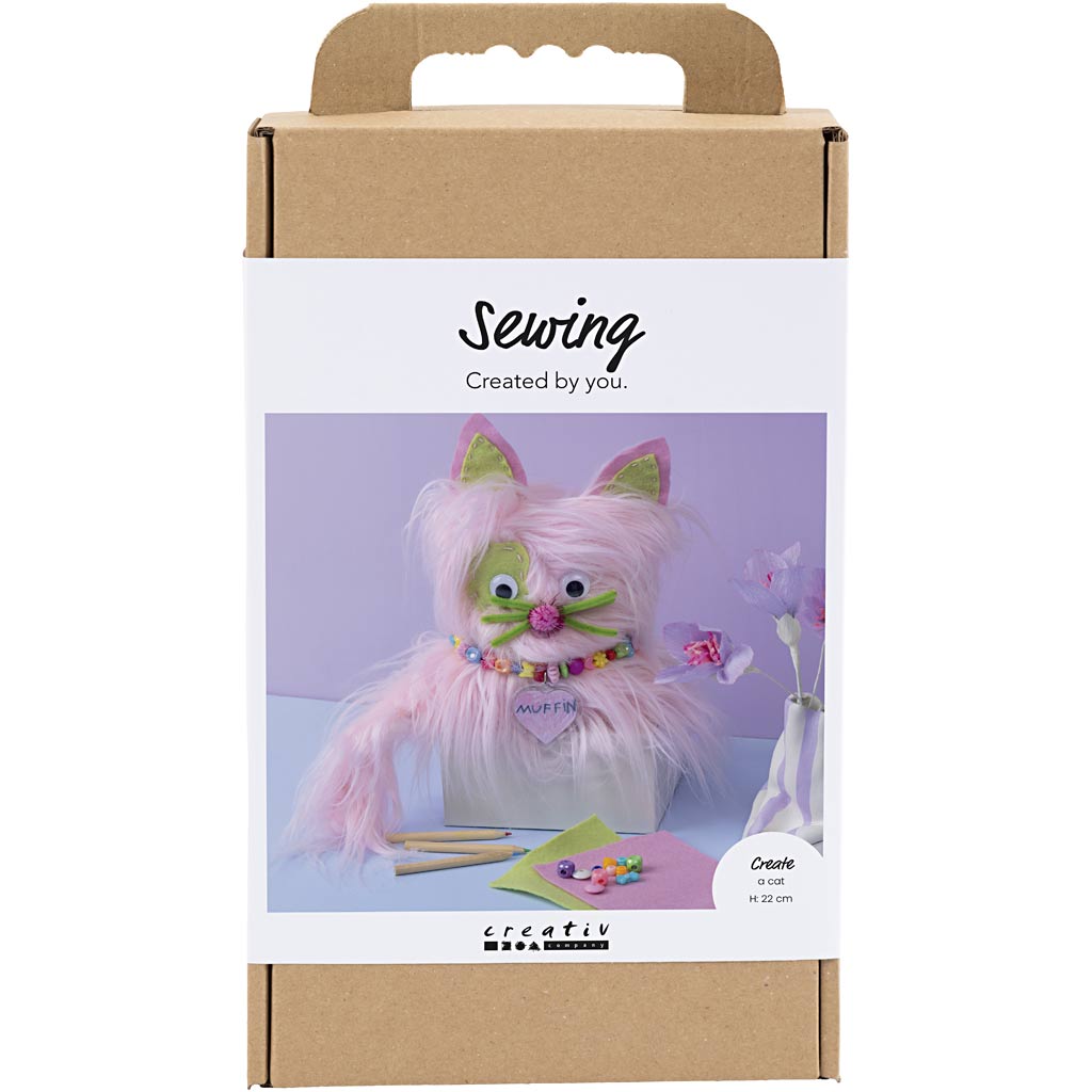 Creativ company https: www.cchobby.nl hobbyset-naaien-kat-diverse-kleuren-1-doos