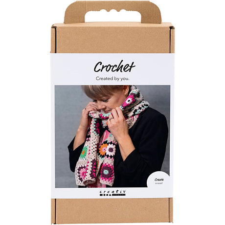 Creativ company https: www.cchobby.nl hobbyset-haken-sjaal-creme-warme-kleuren-1-doos
