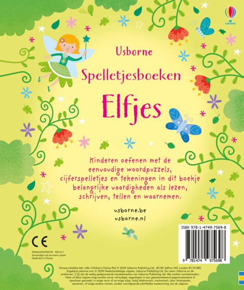 Spelletjesboek elfjes. 5+