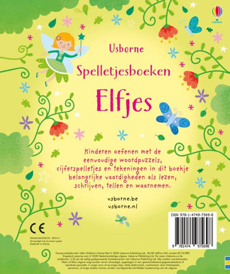 Wpg uitgevers spelletjesboek elfjes. 5+