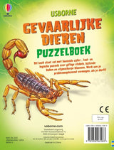 Puzzelboek: gevaarlijke dieren. 7+