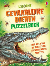 Puzzelboek: gevaarlijke dieren. 7+