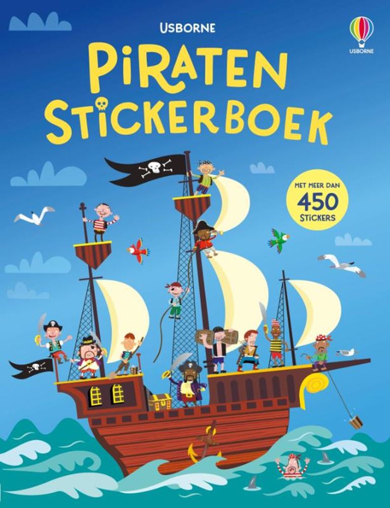 Piraten stickerboek 5+