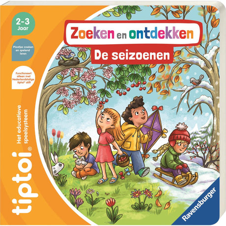 Ravensburger tiptoi boek zoeken en ontdekken: de seizoenen