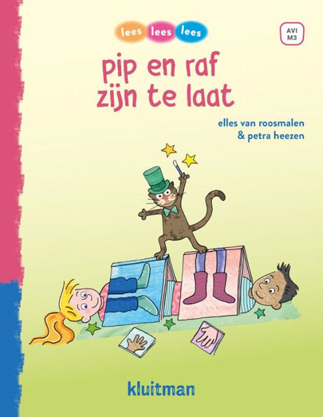 Uitgeverij kluitman lees lees lees - pip en raf zijn te laat (avi-m3)