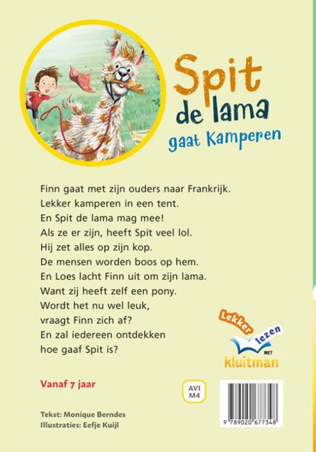 Avi-m4: spit de lama gaat kamperen.