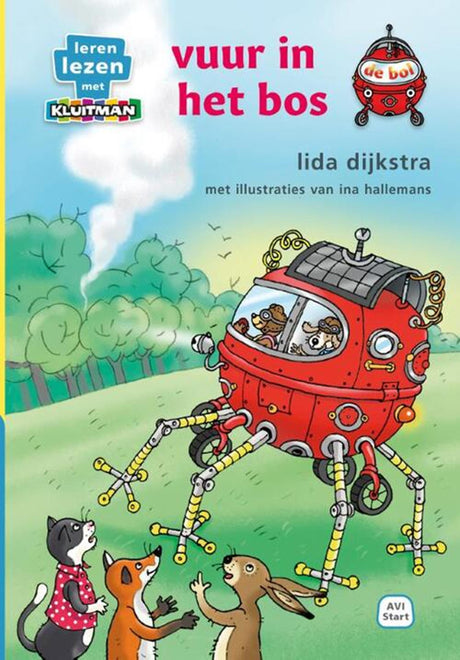 Kluitman vuur in het bos (avi start)