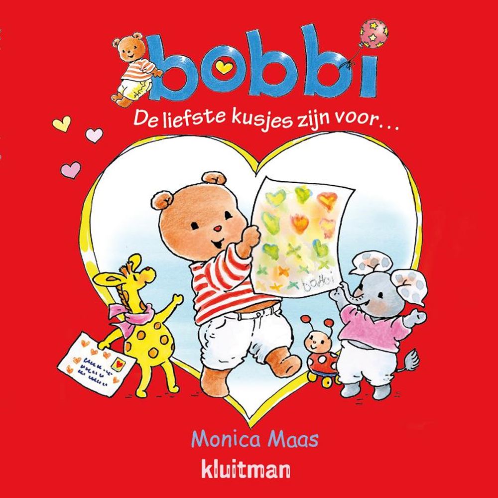 Uitgeverij kluitman bobbi: de liefste kusjes zijn voor… 2+