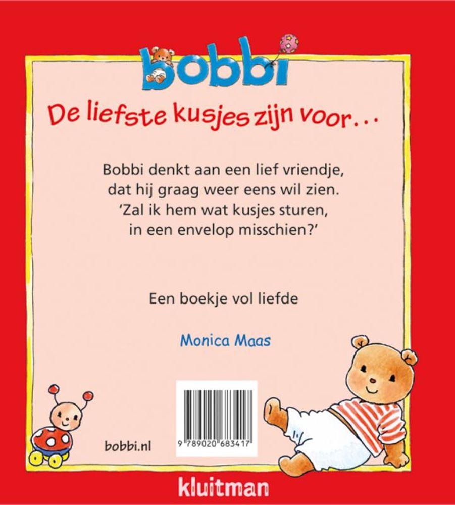 Uitgeverij kluitman bobbi: de liefste kusjes zijn voor… 2+