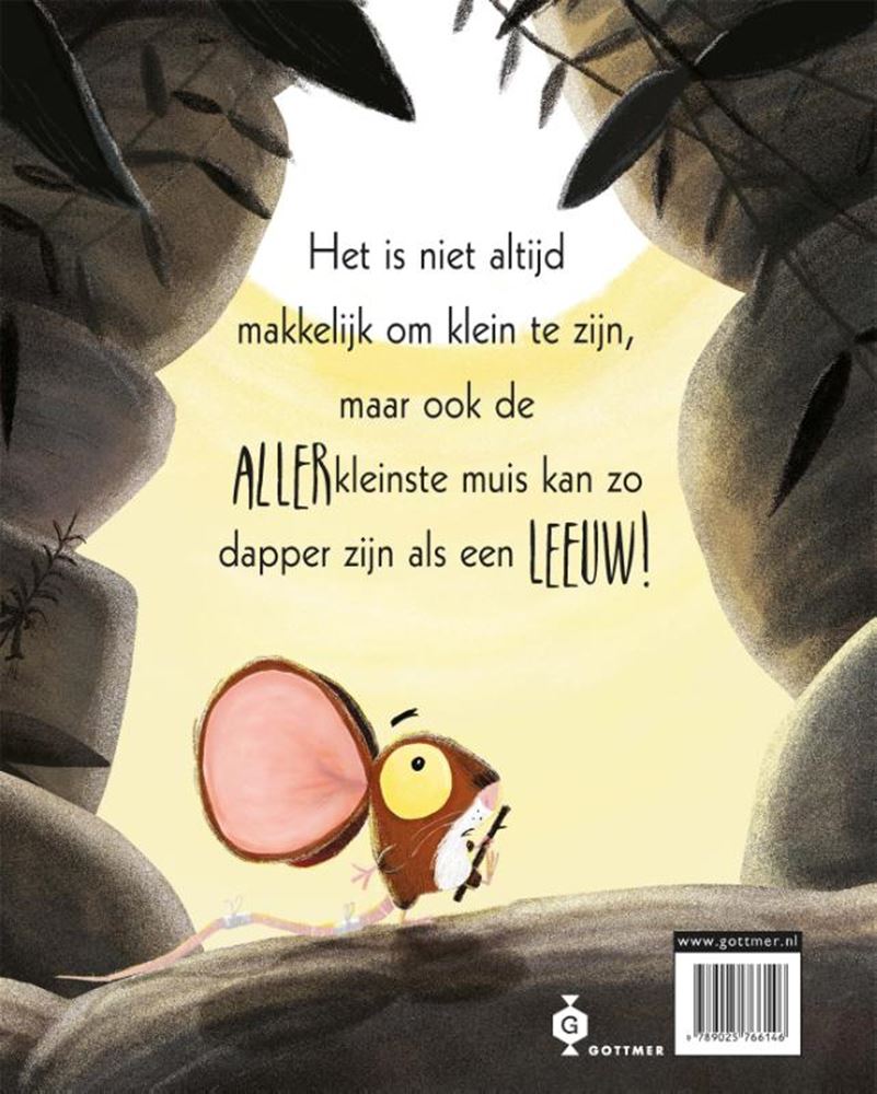 Gouden boek de leeuw in de muis. prenten