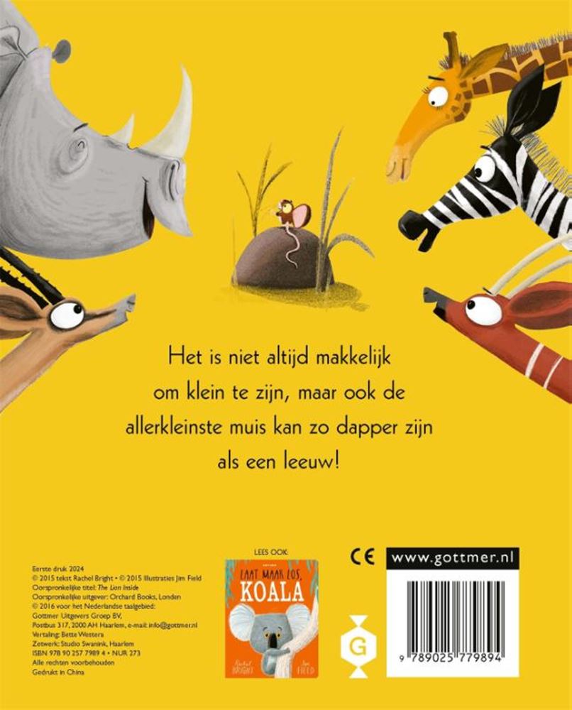 Kartonboek: de leeuw in de muis. 3+