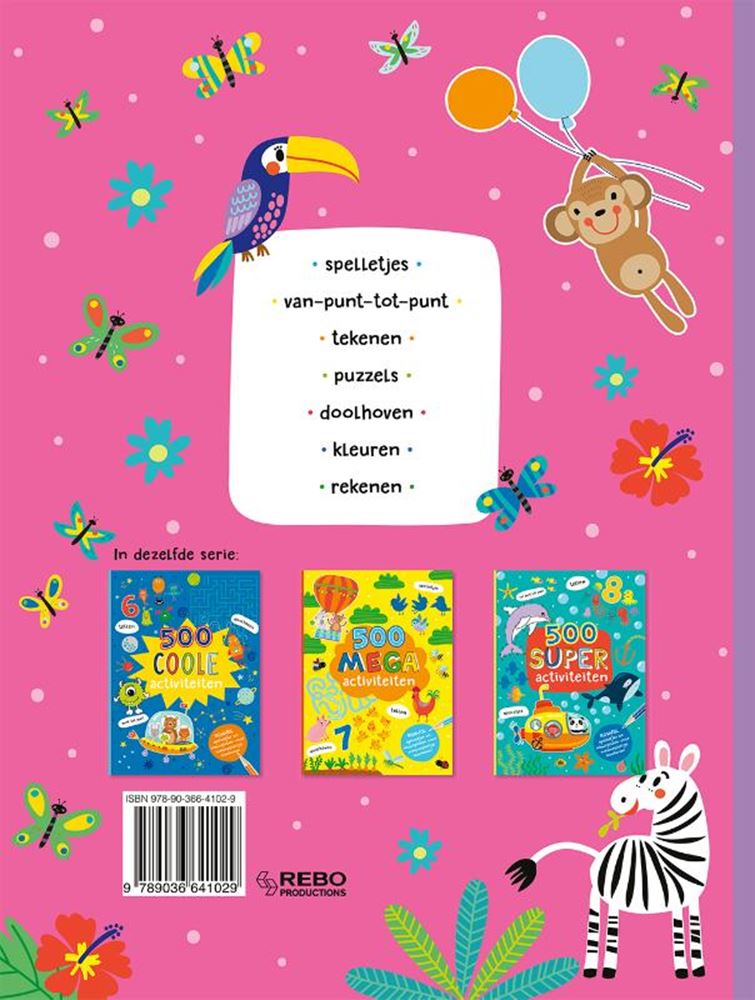 Rebo publishers 500 vrolijke activiteiten.