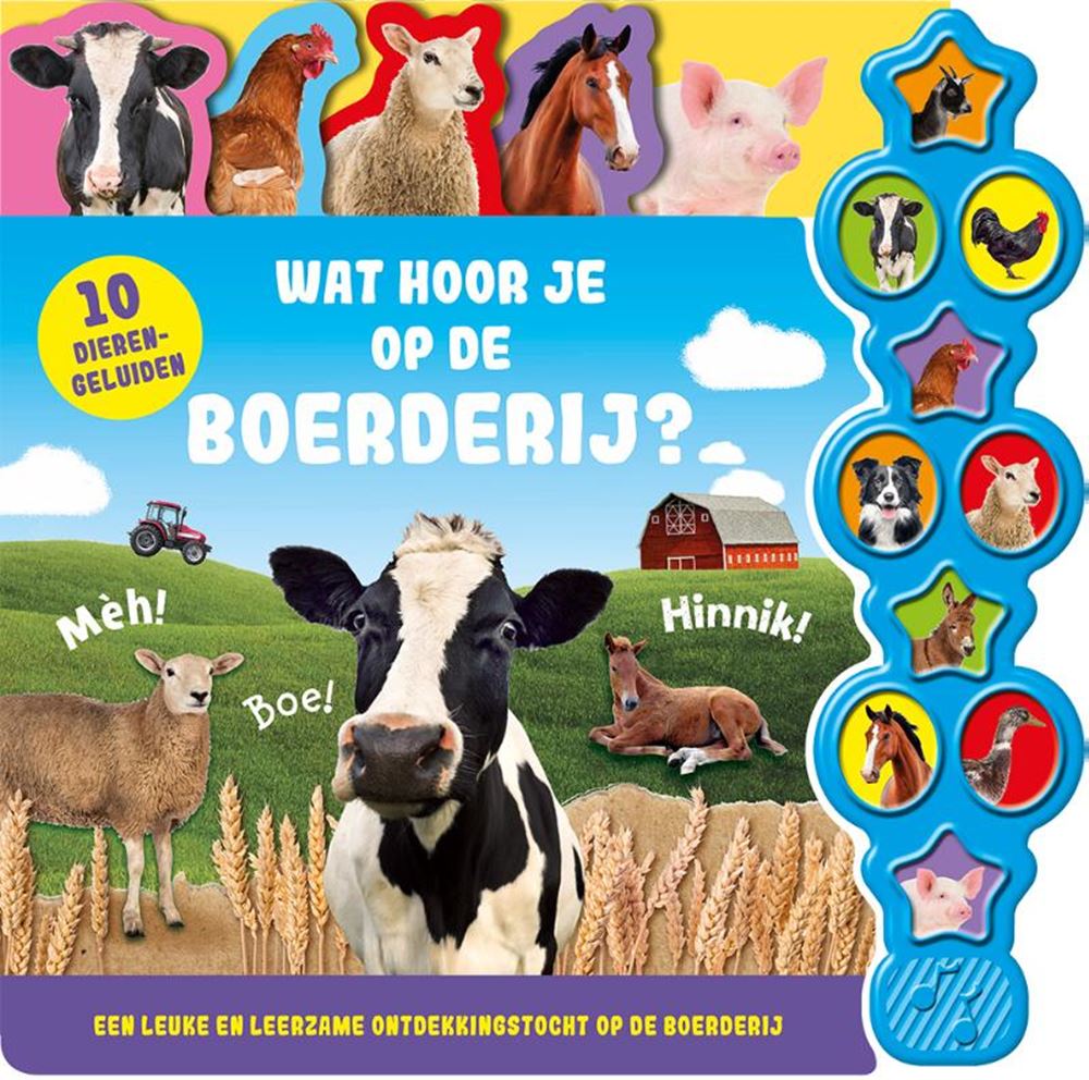 Geluidenboek: wat hoor je op de boerderi
