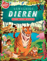 Rebo publishers geweldige dieren stickerboek 4+