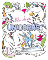 Merkloos sans marque kleurenboek - unicorns - fabelachtige designs