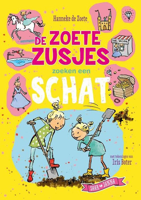 Centraal boekhuis de zoete zusjes zoeken een schat