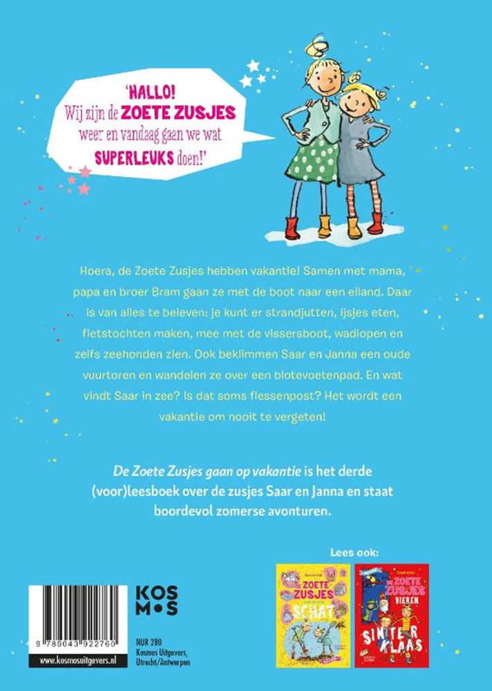 Centraal boekhuis de zoete zusjes gaan op vakantie