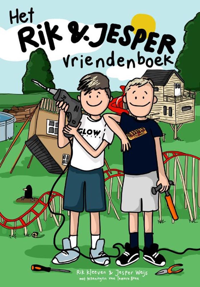 Glowmovies vriendenboek rik en jesper | boek | kinderen | persoonlijk