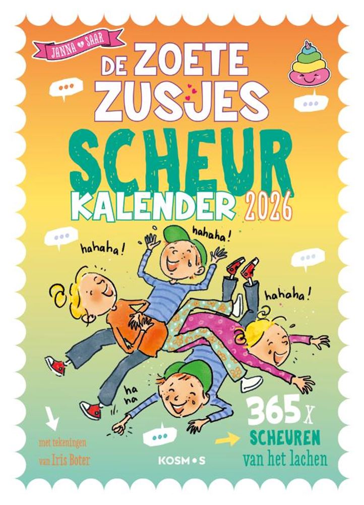 De zoete zusjes moppenscheurkalender. 6+