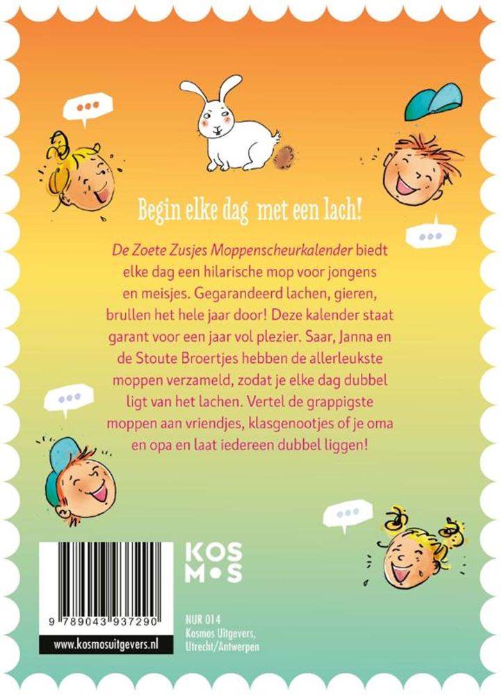 De zoete zusjes moppenscheurkalender. 6+