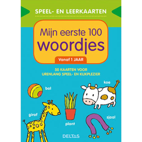 Deltas speel- en leerkaarten 0 - speel- en leerkaarten - mijn eerste 100 woordjes vanaf 1 jaar
