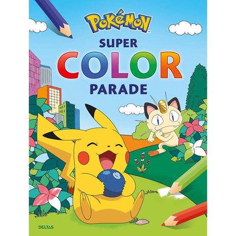 Pokemon pokémon super color parade kleurboek