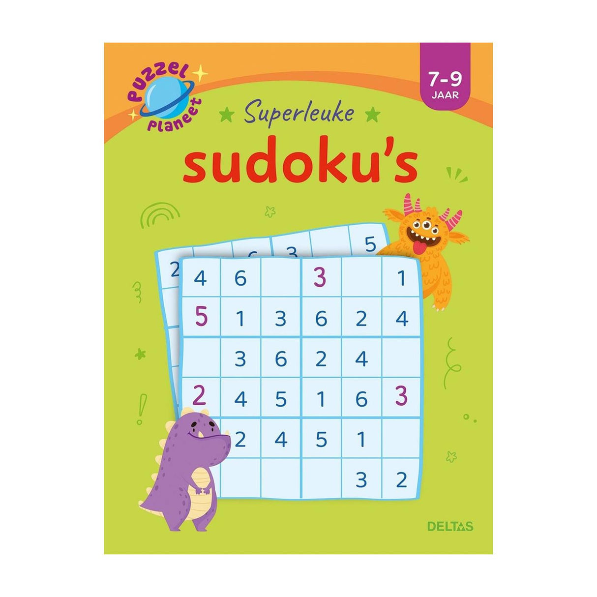 Deltas puzzelplaneet - superleuke sudoku's 7-9 jaar