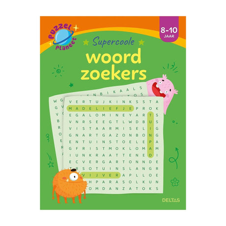 Deltas puzzelplaneet - supercoole woordzoekers (8-10 j.)