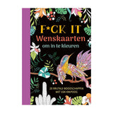 Deltas f*ck it - wenskaarten om in te kleuren