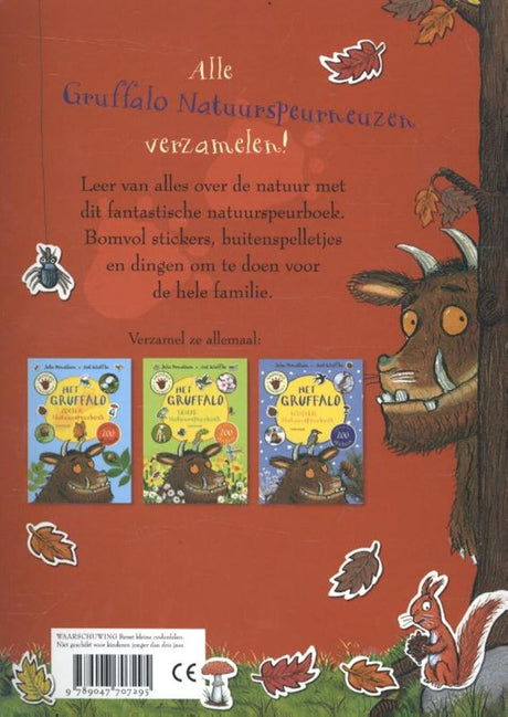 Centraal boekhuis het gruffalo herfst natuurspeurboek. 5+