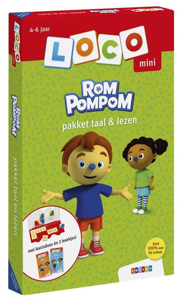 Wpg uitgevers mini loco - rompompom pakket taal lezen (4-6 jaar)