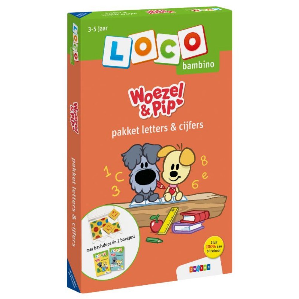 Loco Bambino Pip Pakket Letters Cijfers