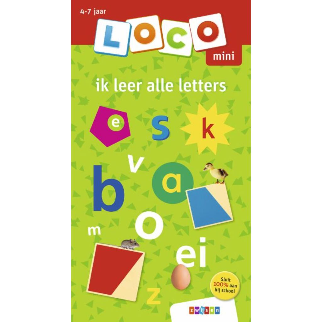 Loco Zwijsen Mini Oefenboekje Ik Leer Alle Letters