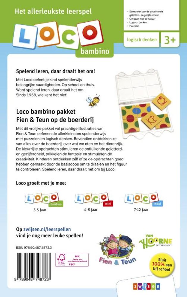 Loco bambino pakket fien teun op de b